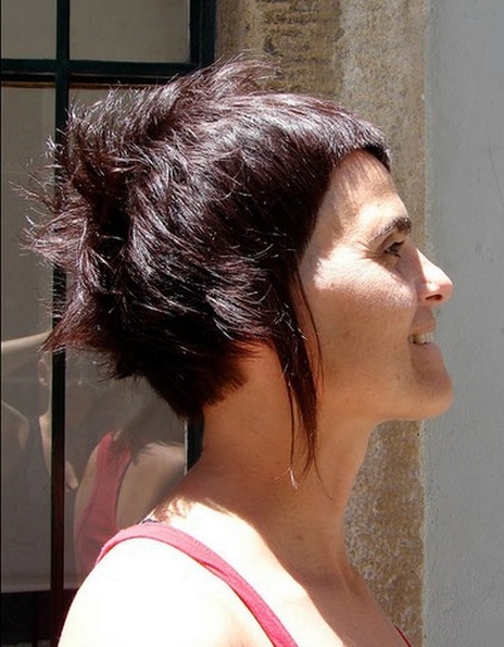 asymetryczne fryzury krótkie uczesanie damskie zdjęcie numer 31A